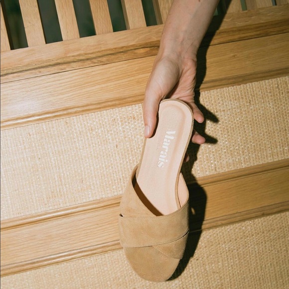 Marais USA st tropez sandal Camel - Picture 1 of 7
